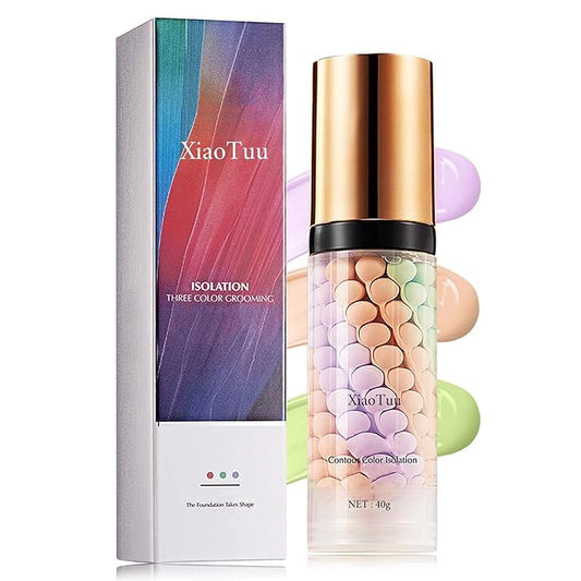 Color Correcting Facial Serum,Isolation Cream,Pore Primer,Invisible Pore,Skin Tone Correcting,Moisturizing Concealer Foundation Face Makeup Brightening Primer Base-VivaGrace Women