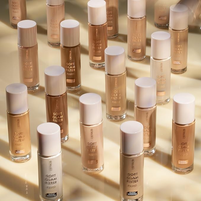 Catrice | Soft Glam Filter Fluid | Luminous Make Up Base & Highlighter for Radiant Complexion | With Vitamin E & Squalene | Vegan & Cruelty Free (80 | Tan - Deep)-VivaGrace Women