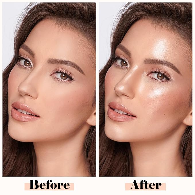 Boobeen Highlighter Contour Makeup Palette Face Matte Bronzer Powder, Compact Contouring Blush for Cheeks, Natural Long Lasting with Brush-VivaGrace Women