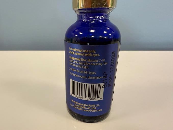 PurO3 Beauty Oil – Vegan Hydrating Face Oil with Activated Oxygen – Natural Skin Care for Radiant and Smooth Skin, 30 ml-VivaGrace Women