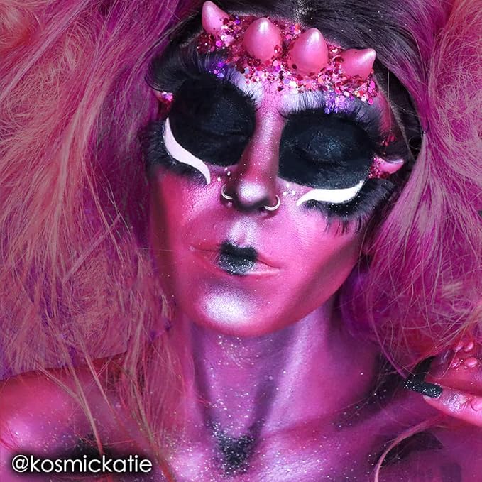 Mehron Makeup Paradise Makeup AQ Refill Size | Stage & Screen, Face & Body Painting, Cosplay, Halloween | Water Activated Face Paint, Body Paint, Cosplay Makeup .25 oz (7 ml) (Metallic Fuchsia)-VivaGrace Women