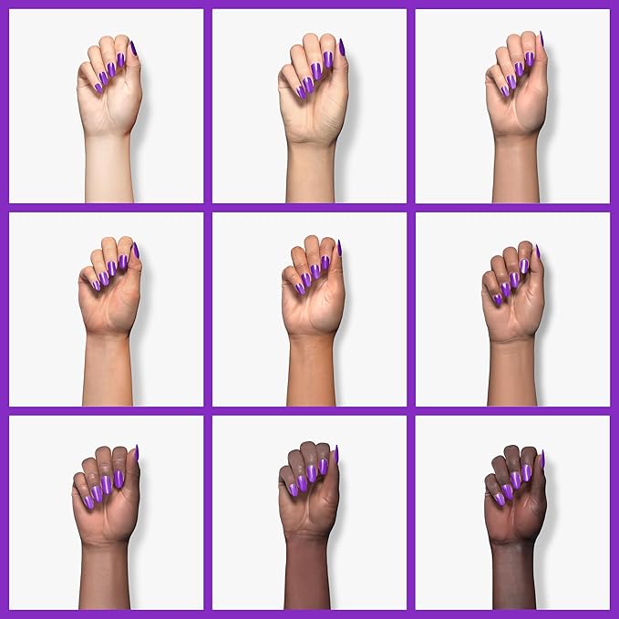 Imtiti Lavender Purple Gel Nail Polish, UV LED Soak Off for Manicure Salon & DIY Nail Art at Home, 0.5 Fl Oz