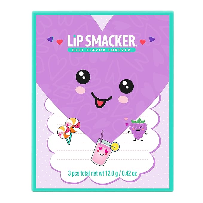 Lip Smacker Valentine's Day Collection Story Book Purple Cover-VivaGrace Women