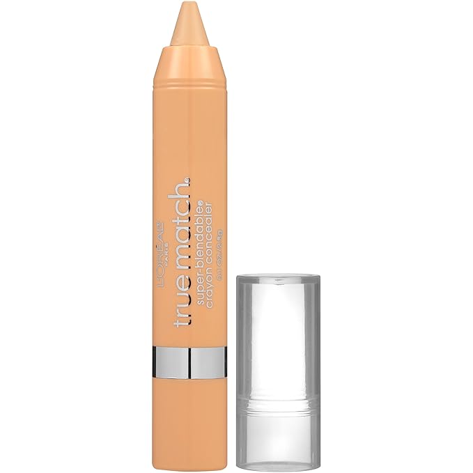 L'Oreal Paris True Match Super Blendable Crayon Concealer, Fair/Light Warm, 0.1 oz.-VivaGrace Women