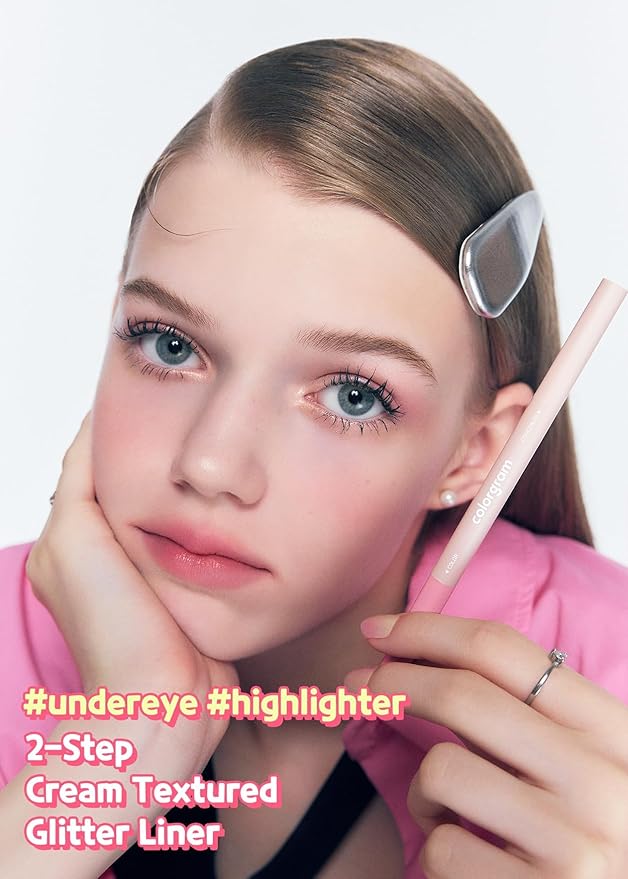 COLORGRAM Under Eye Highlighter Stick 02 Cool Tone | Silky-Smooth Long-Lasting Highlighter & Contouring Stick for Smudge-Proof, Shining Daily Makeup | K-Beauty Face Highlighters & Luminizers-VivaGrace Women