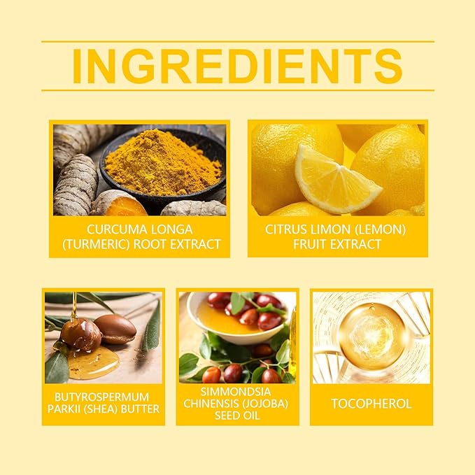 Lemon Lip Balm | All Natural Turmeric Lip Balms & Moisturizers | Hydrates Care Lip Balm, Brighten & Nourish Dark Lips Effortlessly-VivaGrace Women