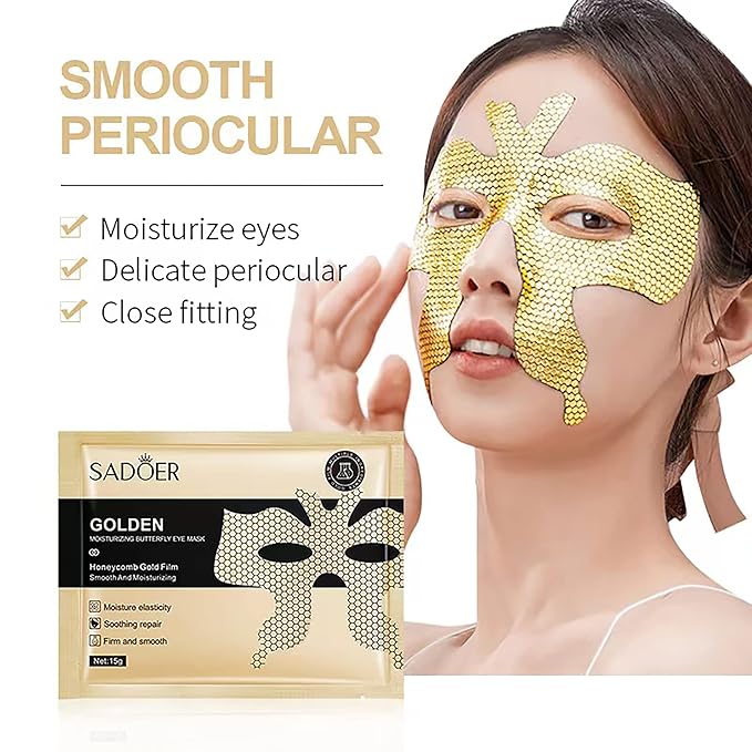23 Pairs Collagen Under Eye Patches，Gold Under Eye Mask For Removing Dark Circles, Puffiness & Wrinkles，Eye Mask Skincare For Puffy Eyes With Hyaluronic Acid，Eye Bags Treatment For Women-VivaGrace Women