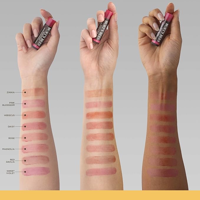 Burt's Bees 100% Natural Tinted Lip Balm, Sweet Violet with Shea Butter & Botanical Waxes - 1 Tube-VivaGrace Women