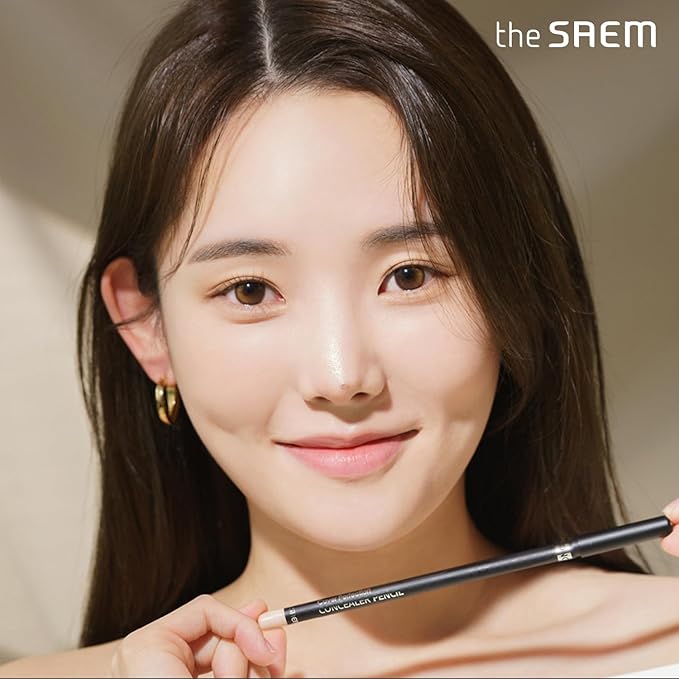 THESAEM Cover Perfection Concealer Pencil – Non Comedogenic spot Eraser - Conceal Blemish,Aging Spot,Acne&Freckle – Multi-Use Under Eye Concealer for Dark Circle,1.4g (0.5 Ice Beige)-VivaGrace Women