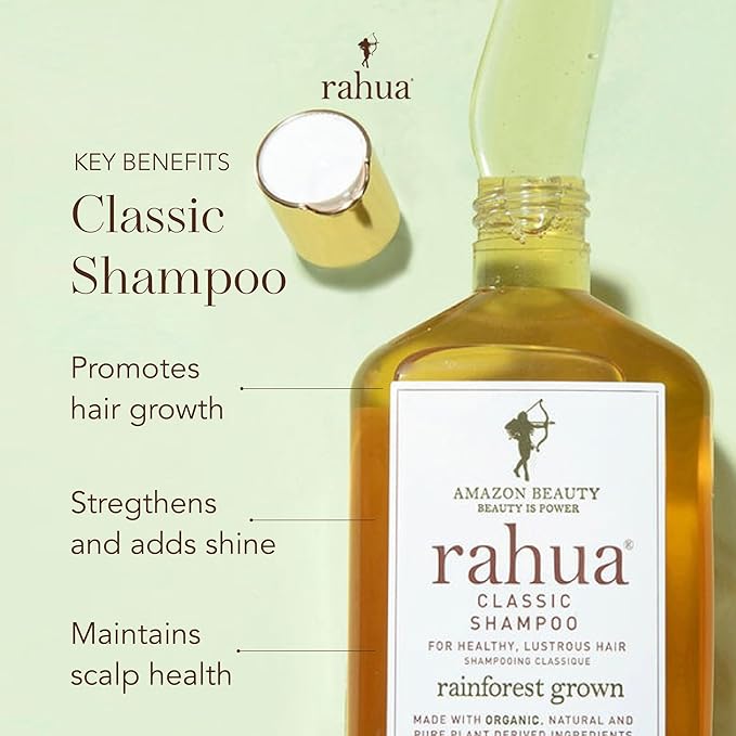 Rahua Classic Hair Shampoo, 9.3 Fl Oz, Naturally Infused, Plant Powered Ingredients, Sulfate Free, Woodsy & Earthy, with Palo Santo Oil for Scalp Care & Silky Hair, Vegan-VivaGrace Women