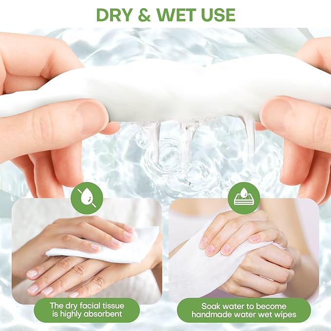 Compressed Disposable Face Towel Kit, Thicken Facial Cleansing Cloths Towelettes,Compact Portable Wash Cotton Wipes Tablets Coin Tissues for Beauty Salon Personal Care Travel(100 PCS White)