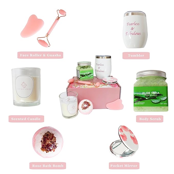 Relaxing Spa Care Package, Thinking of You Gifts for Women, Gifts for Women, Birthday Baskets, Get Well Soon Gifts, Her, Sister, Mom, Best Friends-VivaGrace Women