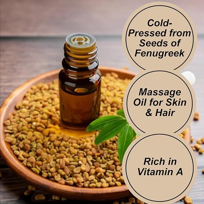 Naturevibe Botanicals Fenugreek Oil 32 Ounces | 100% Pure and Natural | Great for Skin Care and Hair Care-VivaGrace Women