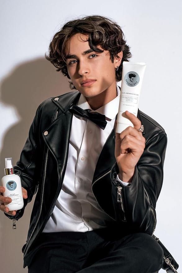 Avenue Man Volumizing Sea Salt Spray for Men - Lightweight Sea Salt Hair Spray for Men - Paraben & Sulfate-Free - Mens Hairspray for Fine & Normal Hair with Kelp, Papaya, Brown Seaweed - 6.76 oz-VivaGrace Women