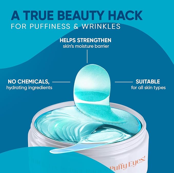 Under Eye Patches for Anti-Aging: 30 Pairs Retinol Collagen Gel Eye Pads - Reduces Wrinkles, Dark Circles, Eye Bags & Puffiness, Fine Lines Smoothing Treatment & Hydrating Eye Mask for Women-VivaGrace Women