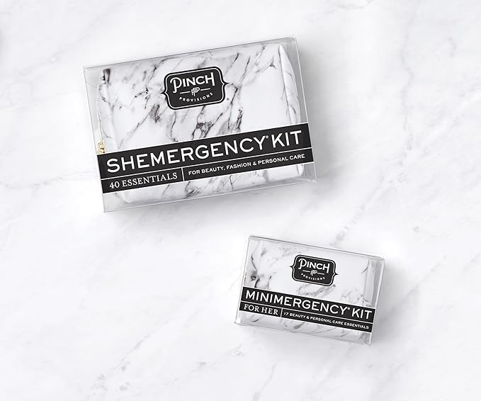 Pinch Provisions Shemergency Kit for Her, 40 Emergency Essential Items, Compact, Multi-Functional Pouch, Gift for Women, Birthday, Bachelorette Parties, and More!-VivaGrace Women