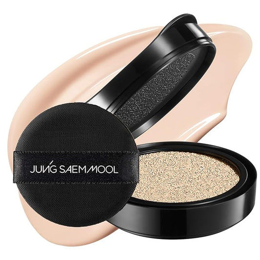 JUNG SAEM MOOL Essential Skin Nuder Cushion 17 Fair Light 0.49 Fl Oz (Refill Only, SPF 50 Broad Spectrum) | Natural Radiant Finish, Lightweight Hydration, Korean Cushion Foundation-VivaGrace Women