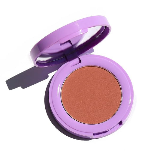 Half Caked In Bloom Powder Blush | vegan & cruelty-free, fragrance-free, highly pigmented, primer-infused | 3.8g (Liv On Sunday)-VivaGrace Women