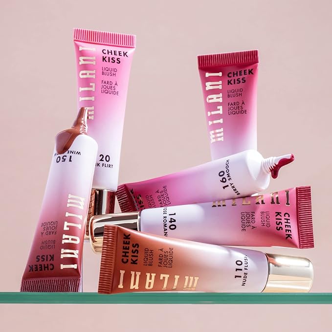 Milani Cheek Kiss Liquid Blush Makeup - Blendable & Buildable Cheek Blush, Lightweight Liquid Blusher and Cheek Color-VivaGrace Women