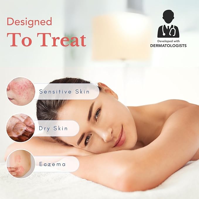 Theraplex Hydro Lotion (8 oz) - No Parabens or Preservatives, Noncomedogenic, and Hypoallergenic, Fragrance-Free, Dermatologist recommended - National Eczema Association Seal of Approval-VivaGrace Women