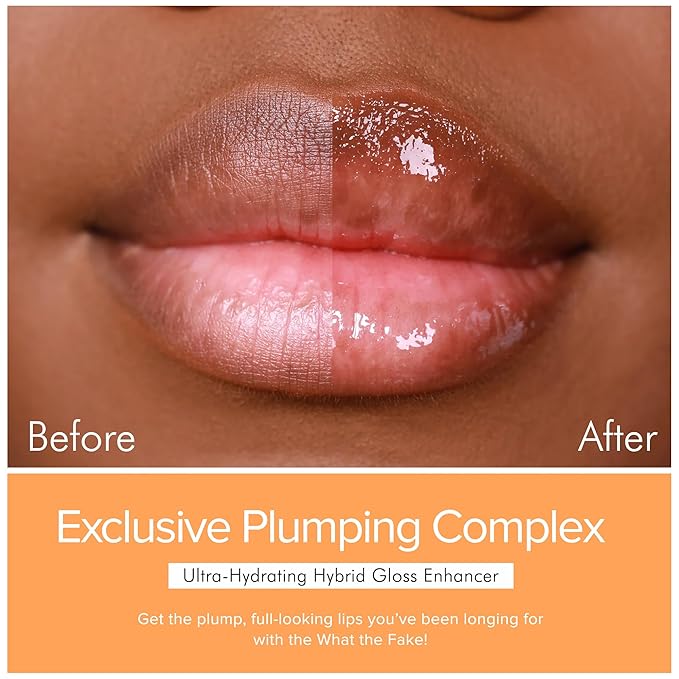 Queen Cosmetics Lip Plumper Gloss, 0.5 Fl Oz. High Shine Finish, Long Lasting Paraben Free Hyaluronic Acid & Vegan - Hydrating Lip Gloss & Moisturizing Mega Volume Lip Plumping Gloss (Glazed Donut)-VivaGrace Women