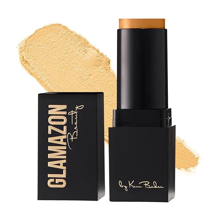 Glamazon Second to None Foundation Stick, Sunkissed Tan, Light-to-Full Coverage, Weightless Makeup With a Glowy Natural Finish-VivaGrace Women