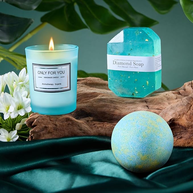 Gifts for Women, Self Care Gift, Relaxing Spa Bath Gift Basket Set for Women Her Mom Friends Sister Wife, Unique Gift Ideas for Birthday Mothers Day Valentine's Day Christmas, Thank You Gift-VivaGrace Women