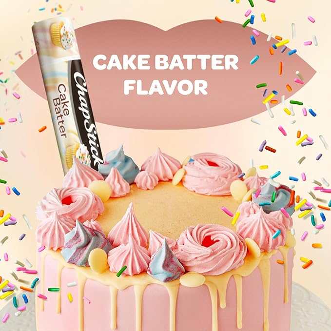 ChapStick Limited Edition Cake Batter, 12-Stick Refill Pack-VivaGrace Women