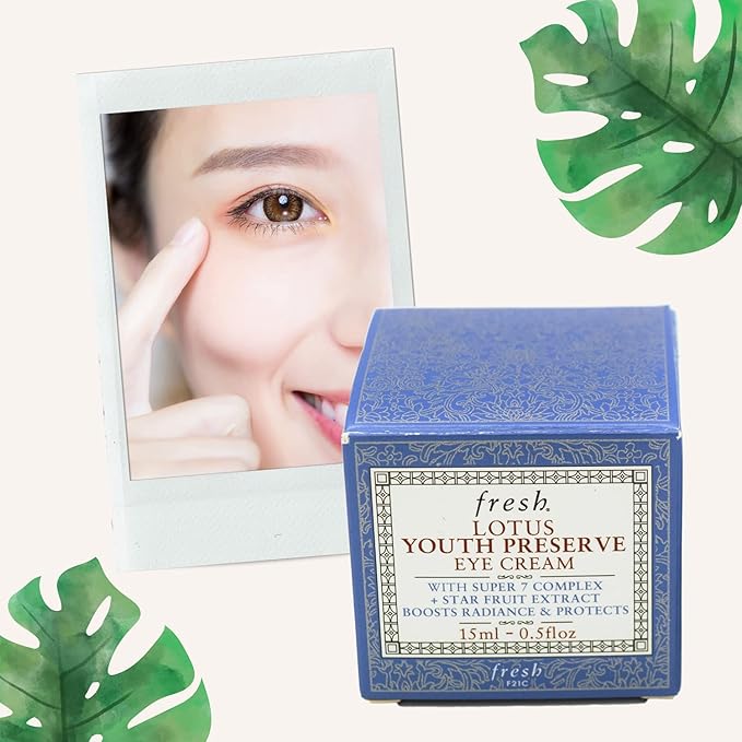 Fresh Fresh lotus youth preserve eye cream, 0.5oz, 0.5 Ounce-VivaGrace Women