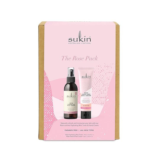 Sukin The Rose Pack Limited Edition Skin Care Gift Pack, Set of 2-VivaGrace Women