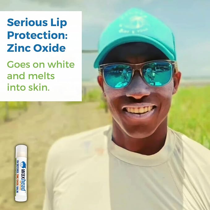 Waxhead Lip Sunscreen Lip Balm with SPF Lip Balm SPF, Zinc Sunscreen Chapstick SPF Chapstick with SPF, Organic Lip Balm with Sunscreen for Lips, Mint Lip Balm-VivaGrace Women