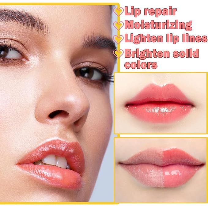 2Pcs Honey Pot Bee Lip Balm with Honey Spoon,Honey Lip Sleeping Mask Overnight 24HR Repair Lip Reduces Lip Lines,Exfoliator Moisturizing Moisture Dry & Chapped Lip Care Products-VivaGrace Women