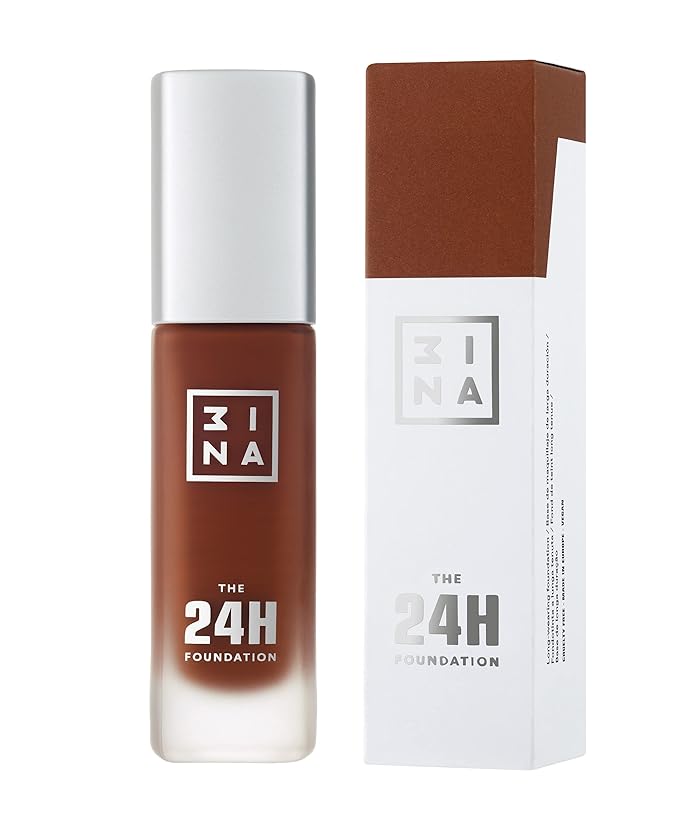 3INA The 24H Foundation 675-24H Long-Wearing Formula - Medium To High Buildable Coverage - Smooth Matte Finish - Expanded Shade Selection - Waterproof, Cruelty Free, Vegan Makeup - 1.01 Oz-VivaGrace Women