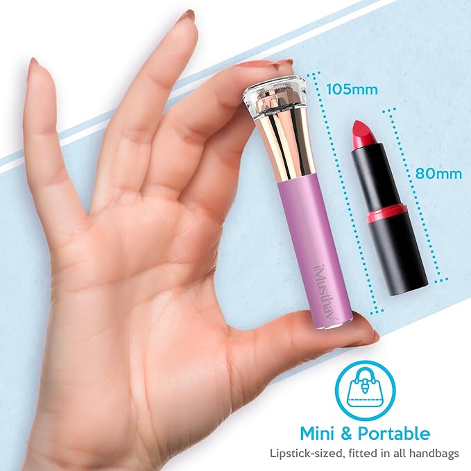 Facial Hair Remover for Women Painless Flawless Electric Razor Epilator Trimmer Shaver with 18K Gold-Plated, 16mm Dual Ring Floating Head, USB Rechargeable, 360° LED for Face Lip Hair Removal-VivaGrace Women