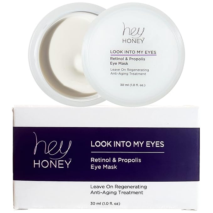 Hey Honey Look Into My Eyes Retinol And Propolis Eye Mask | Provide Intense Hydration and Brightening Benefits To Tired and Stressed Under Eyes Area .1 oz.-VivaGrace Women