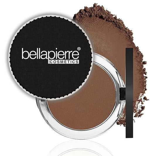 bellapierre Compact Mineral Foundation SPF 15 | Vegan & Cruelty Free Natural Makeup | Full Coverage Matte Foundation | Hypoallergenic | Oil & Talc Free - 0.35 Oz - Chocolate Truffle-VivaGrace Women