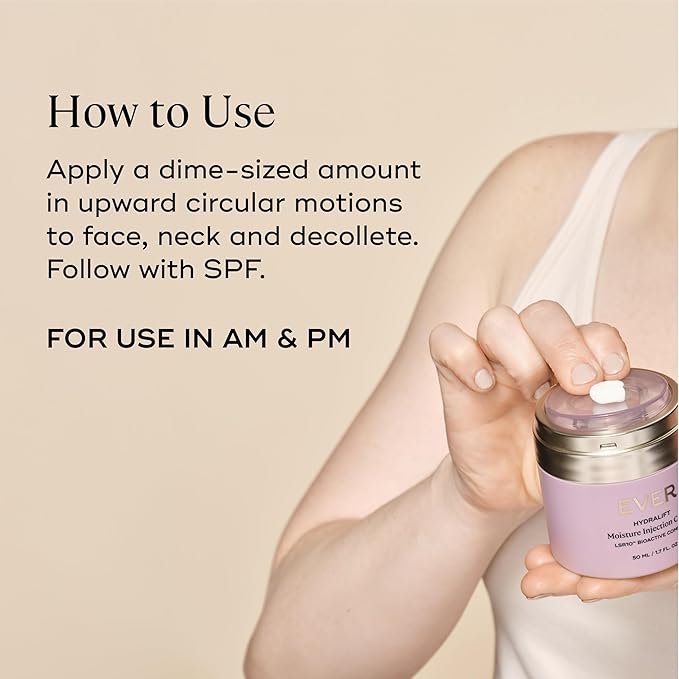 EVER Hydralift Moisturizer (Normal Skin) - Increases skin's ability to retain moisture by 70% - Clinically proven to reduce the top 10 signs of aging - Made in the USA - 1.7oz/50ml-VivaGrace Women