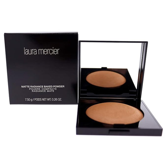 Laura Mercier Matte Radiance Bronze 02 Baked Powder for Women, 0.26 Ounce-VivaGrace Women