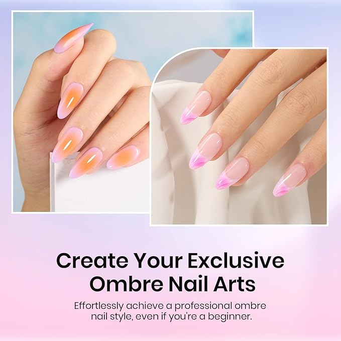 Beetles Gel Polish Soft Nail Sponges for Ombre, 88Pcs Large Size Nail Art Sponges With Grabbing Pen, Ombre Nail Brush to Creat Color Gradient Effect, Manicure Nail Art Tools for Nail Art Design-VivaGrace Women