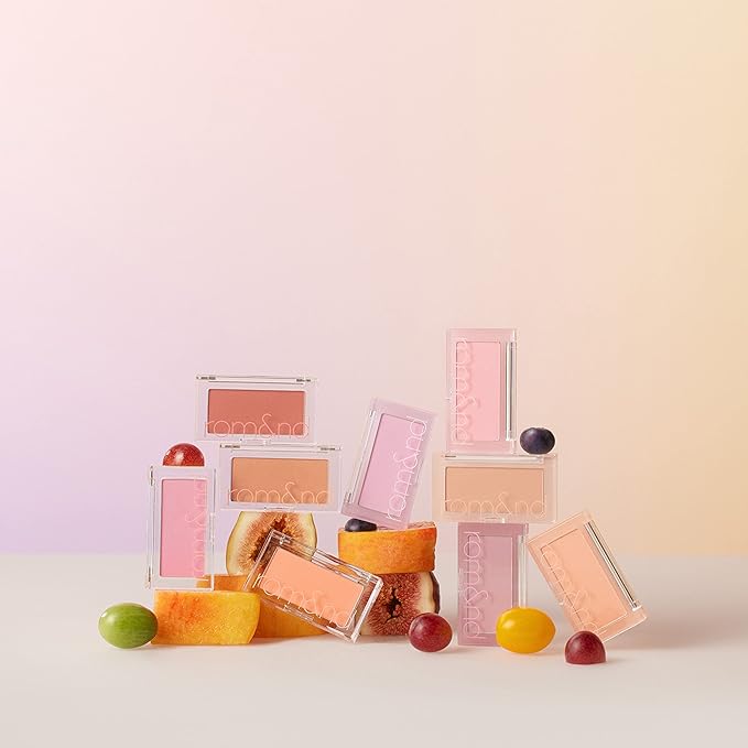 [rom&nd] NEW Better Than Cheek 9 colors | Soft and Fluffy Matte Finish Long-lasting Blush My But Natural Natural-beauty for Daily Use K-beauty Blush, Blusher, MCBB, MLBB 5.5g/0.2oz (C02 BLUEBERRY CHIP)-VivaGrace Women