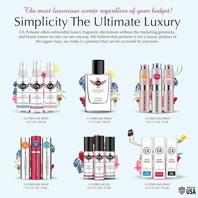 CA Perfume Impression of Obsessional Femme For Women Replica Fragrance Body Oil Dupes Alcohol-Free Essential Aromatherapy Sample Travel Size Concentrated Long Lasting Roll-On 0.3 Fl Oz/10ml-VivaGrace Women