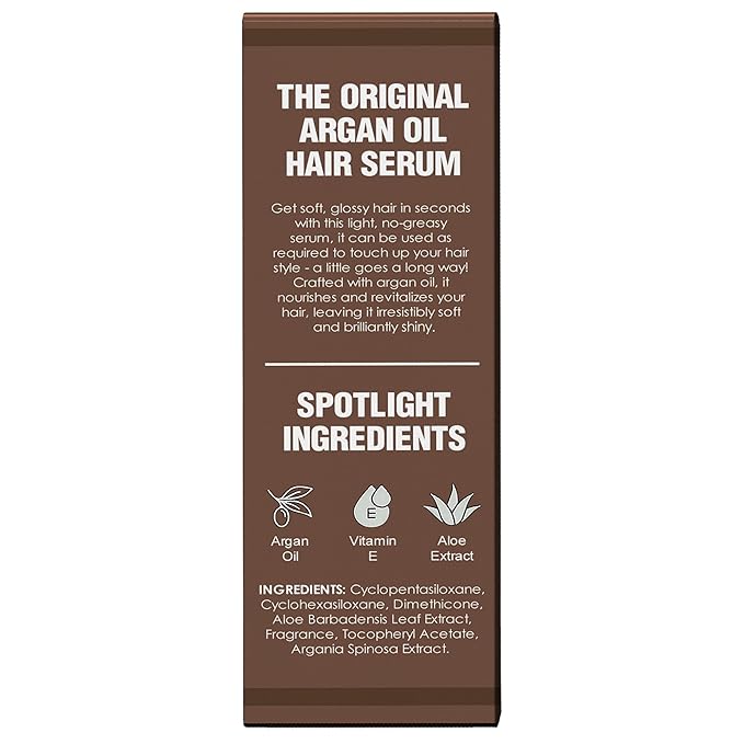 HerStyler Advanced Argan Oil Hair Serum for Women - Anti Frizz Serum for Hair - for Frizzy, Dry and Damaged Hair - Nourishing - 2.36 Fl Oz / 70 Ml - Pack of 2-VivaGrace Women
