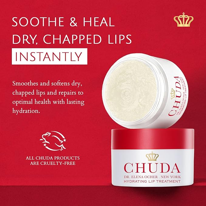 Chuda Hydrating Lip Treatment – Anti-Aging, Plumping Treatment for Lips – Intensive Lip Moisturizer - Natural Lip Hydrator – Soothing, Hydrating Lip Plumping Treatment - 5ml-VivaGrace Women