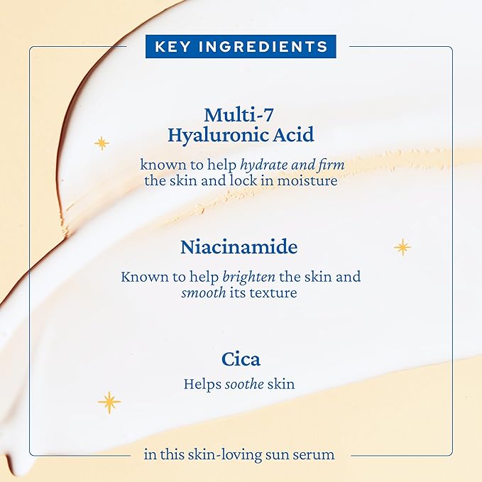 belif Milky Niacinamide Sunscreen SPF 40 – Lightweight & Invisible Sun Serum for Face with 7 Types of Hyaluronic Acid | No White Cast, Non-Comedogenic, Hydrating, Makeup-Gripping Primer (1.69 fl.oz)-VivaGrace Women