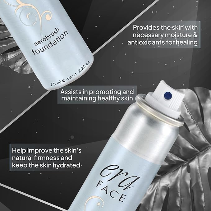 ERA Beauty ERA Face spray makeup (R2 Ivory, 2.25 oz) - airbrush foundation, everyday, buildable, professional spray on cosmetics-VivaGrace Women
