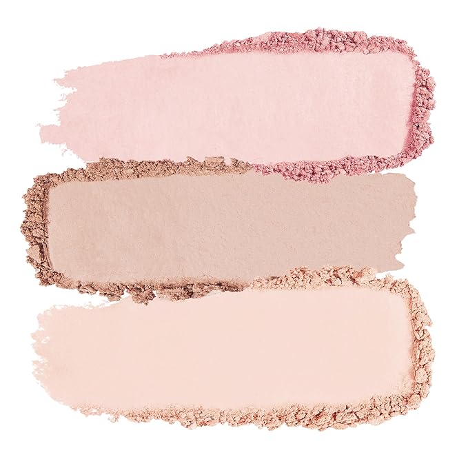 3 Colors Blush Palette For Cheek Makeup, Matte Blush Powder Blendable Face Blush,12H Longlasting, Lightweight, Smooth Pink Blush, Wonderland Pink, 0.37Oz-VivaGrace Women