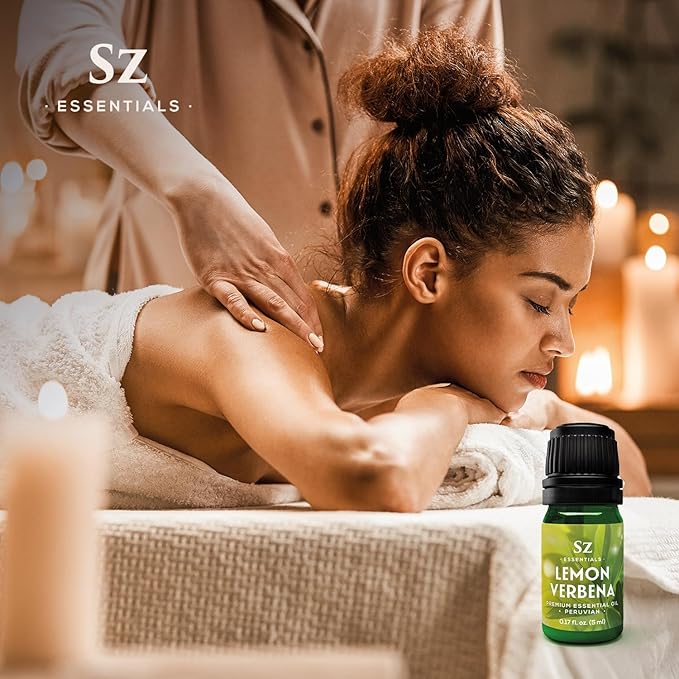 Lemon Verbena Essential Oil – 100% Pure & Natural, Grown in The High-Altitude Andes – Sweet, Citrusy, Uplifting Scent – Aromatherapy, Home Use – Therapeutic Grade & Vegan – 5 mL-VivaGrace Women