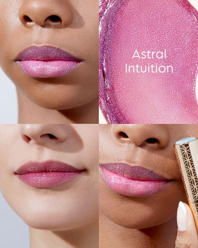 ieró Beauty Moonkissed Luminous PH Tinted Lip Balm w/Shea Butter & Vitamin E, Lip Care Moisturizer, Lip Plumper for Soft & Supple Lips, Paraben Free, Vegan, Sheer Berry w/Blue-Violet Shimmer-VivaGrace Women