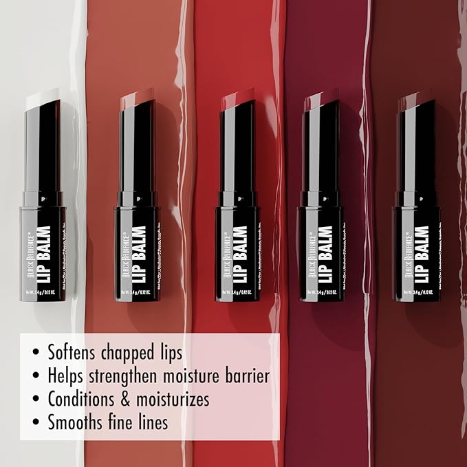 Black Radiance Beyond A Pout Plumping Lip Balm, Moisturizes & Conditions with a Blend of Botanical Oils & Hyaluronic Acid For a Glossy Finish, Vegan, Cruelty-Free - Pucker Up-VivaGrace Women