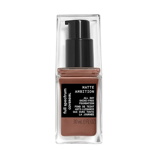 COVERGIRL Matte Ambition, All Day Foundation, Deep Cool 1, 1.01 Ounce-VivaGrace Women